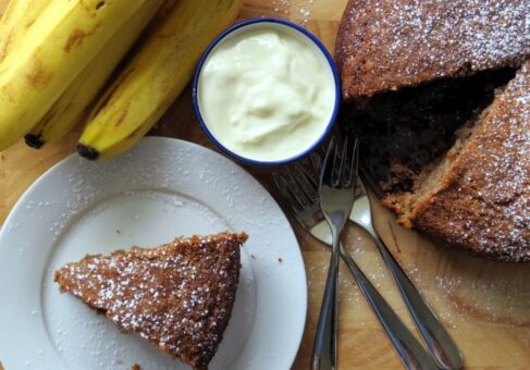 Banana Peel Cake