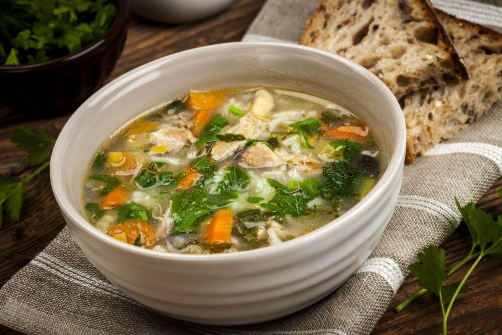 Henry’s Hearty Chicken and Vegetable Soup