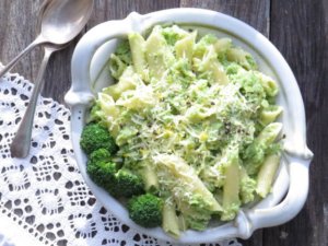 Broccoli stalk pasta