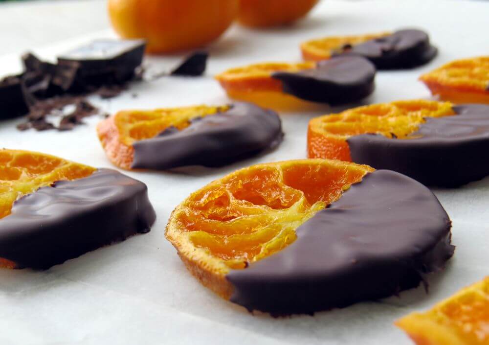 Chocolate Dipped Candied Citrus