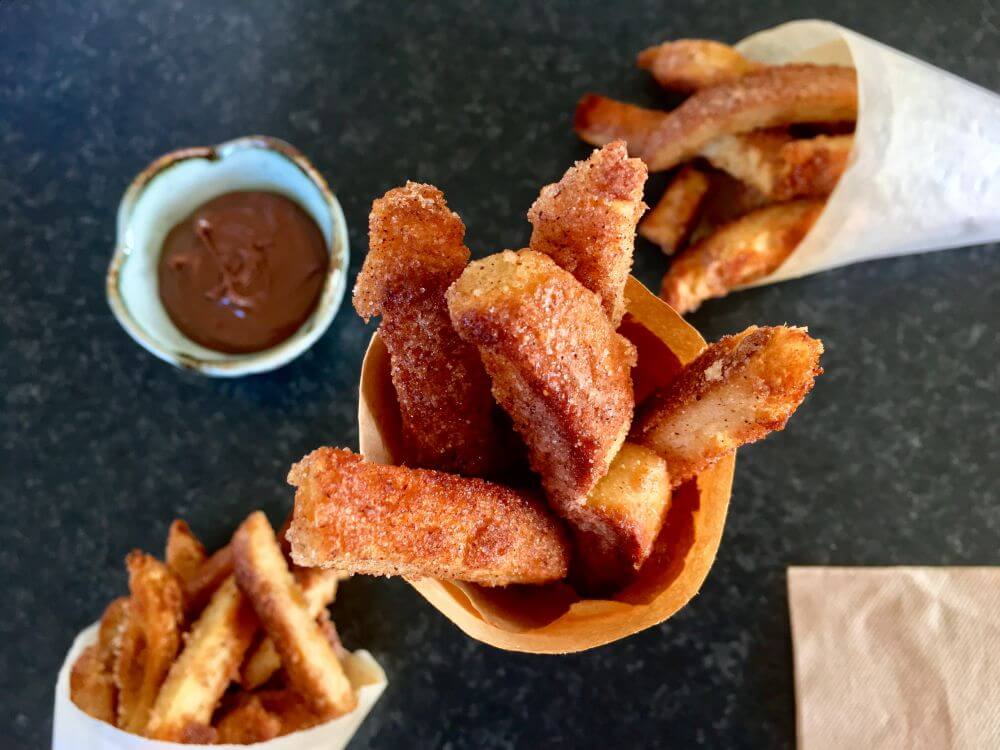 Cinnamon Sugar Bread Chips