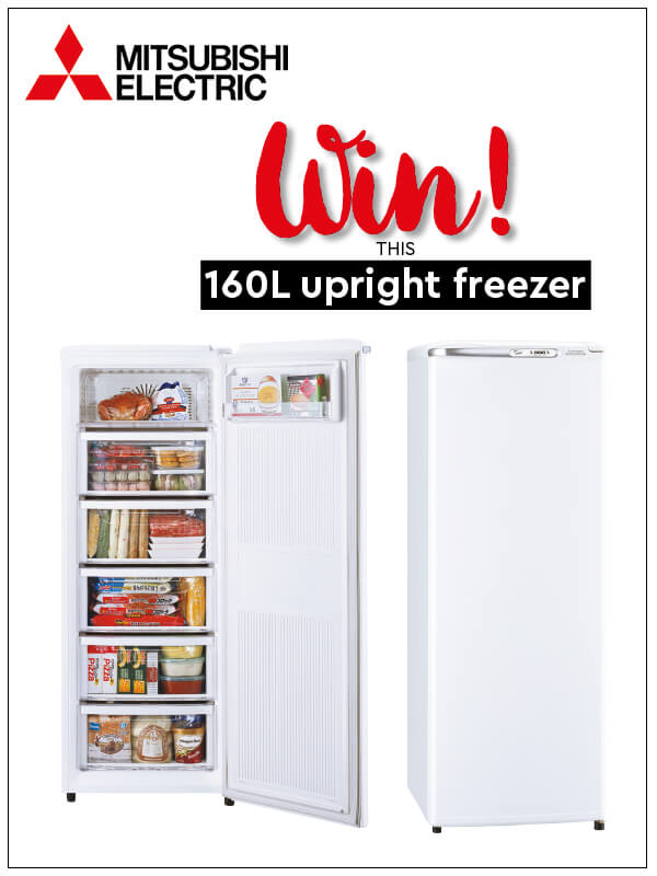 Win a Mitsubishi Electric freezer in time for Christmas