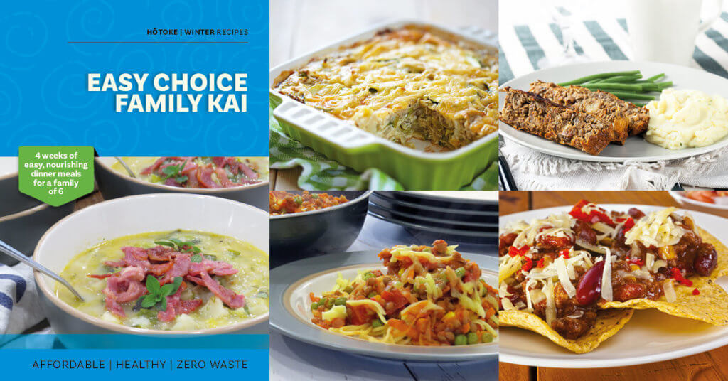 Our Easy Choice meal planner and recipe book makes dinner time easier