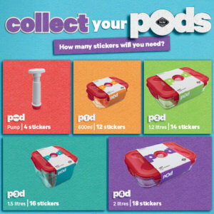Pods stickers collection
