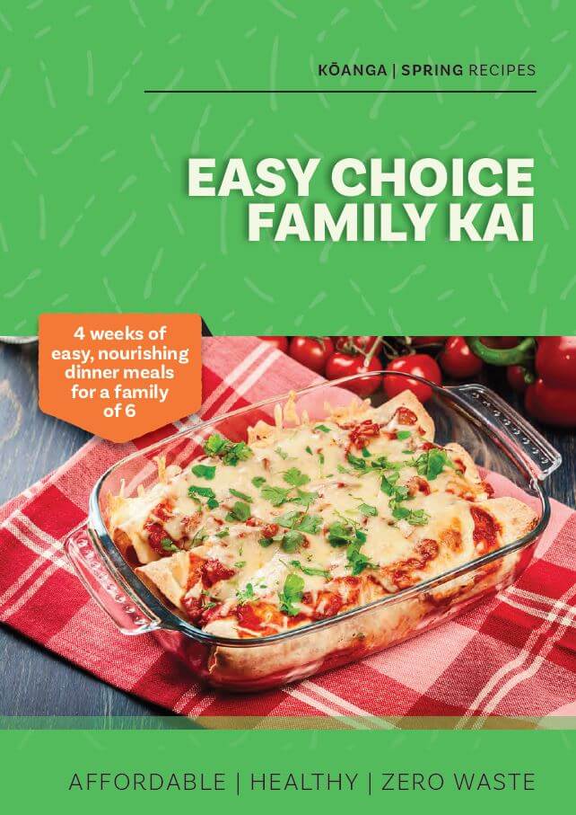 Our Easy Choice meal planner and recipe book makes dinner time easier