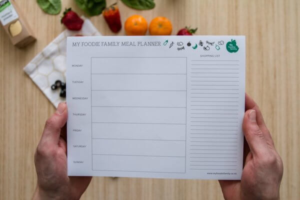 My Foodie Family meal planner