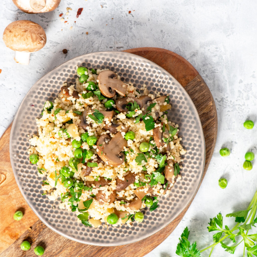 Mushroom couscous