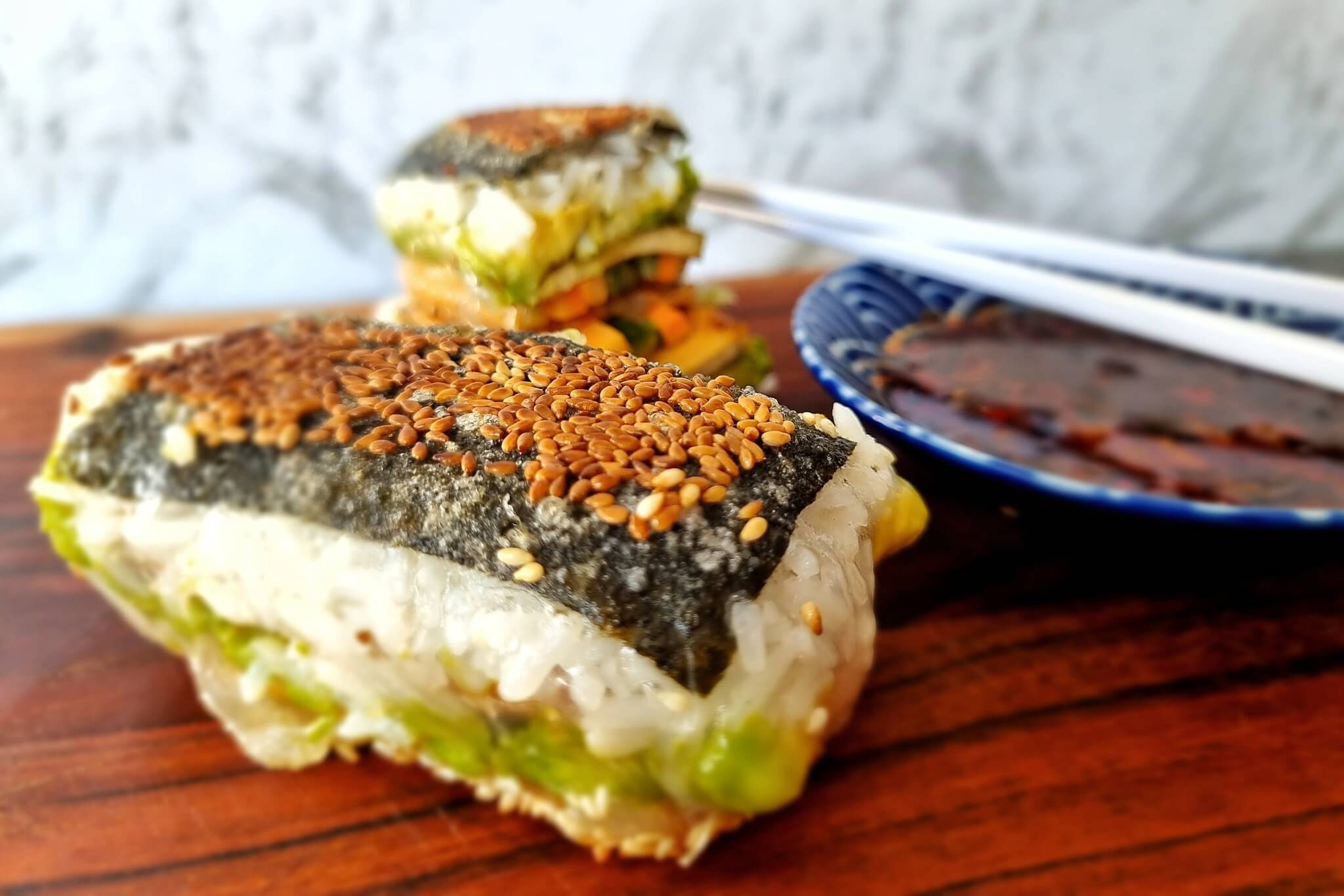 A fun and creative way to enjoy leftover rice.