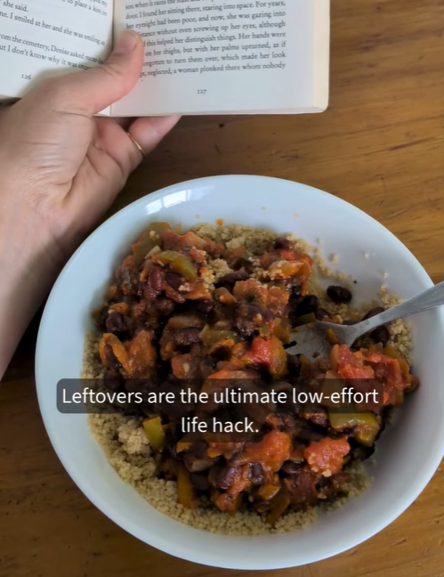 Leftovers for lunch with Amandawastefree