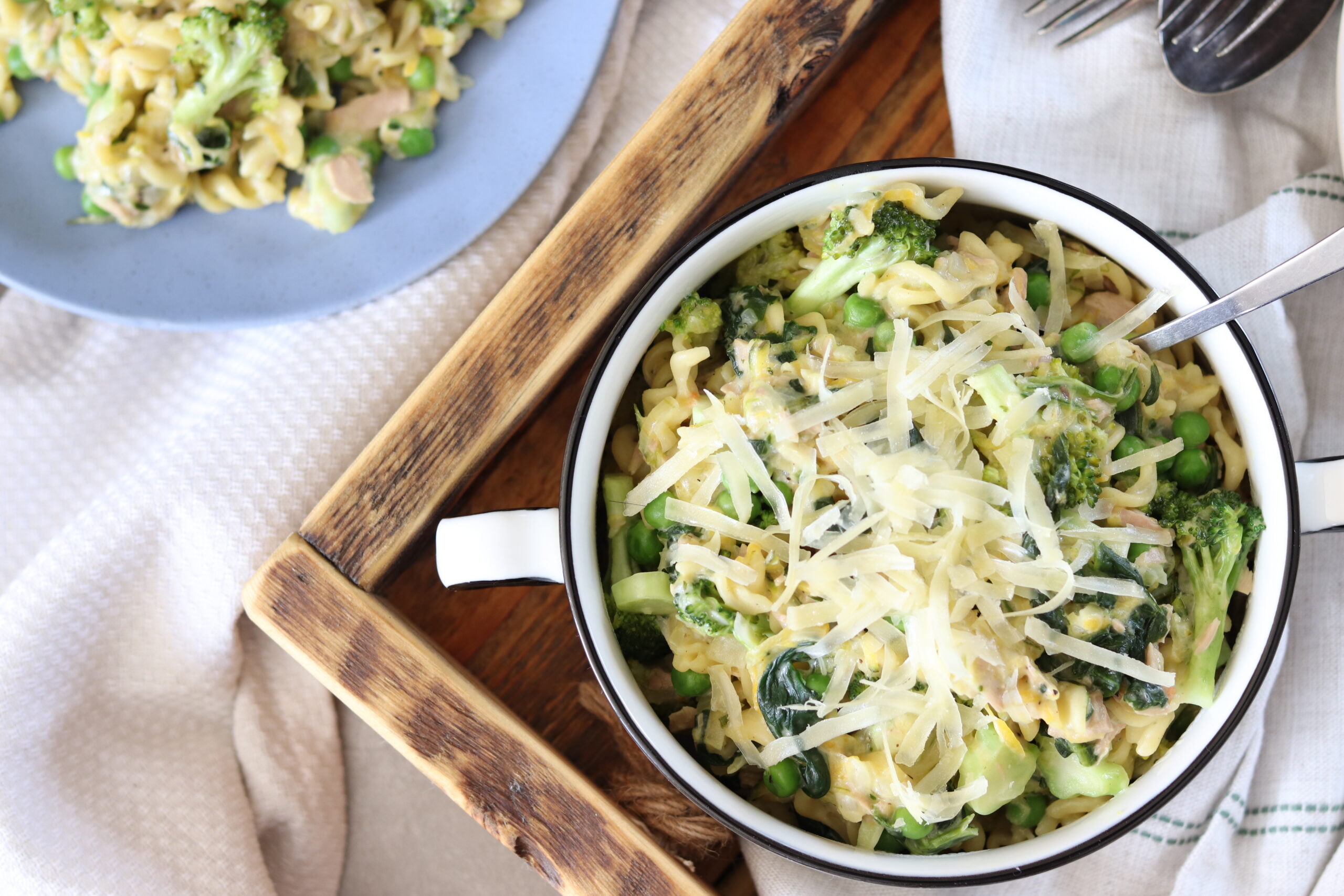 One Pot Creamy Tuna Pasta