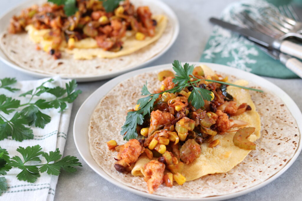 Vege and Egg Fajitas